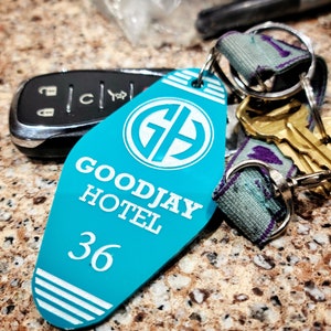 Vintage-esque Motel Keys