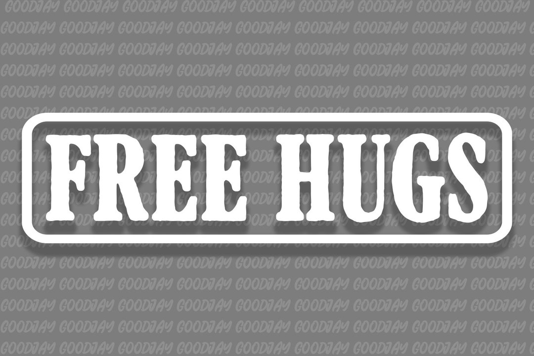 Free Hugs Vinyl Window Sticker - Etsy
