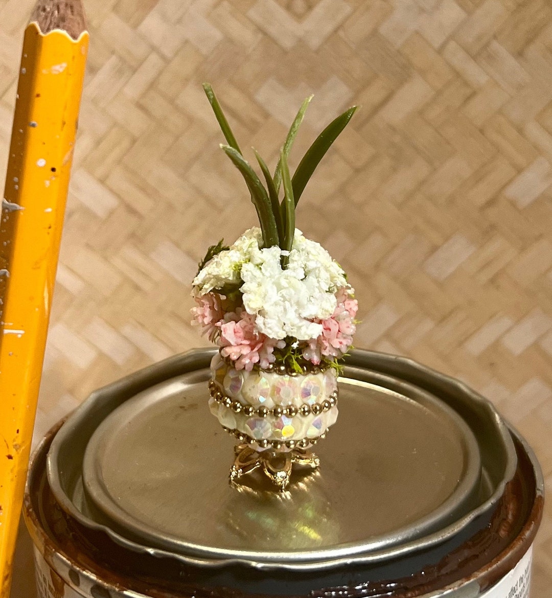 Miniature Flower Arrangement Etsy