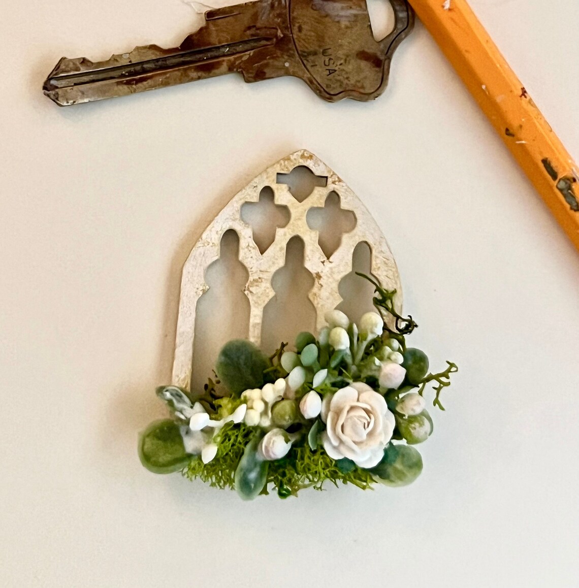 5 Styles Dollhouse Wall Decor Fancy Wood Picture Window Frame With