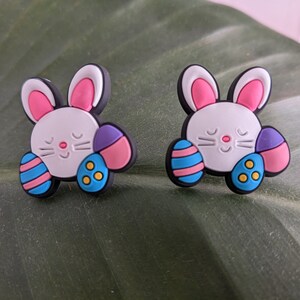Boucles d'oreilles de Pâques, cadeau insolite, cadeau mignon, lapin, carême