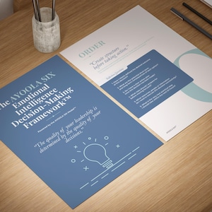 Decision Making Tool | AYOOLA SIX Emotional Intelligence Framework Digital Download