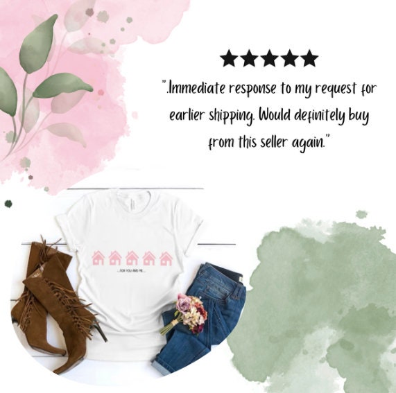 Little Pink Houses Shirt Women's Style - Etsy Canada