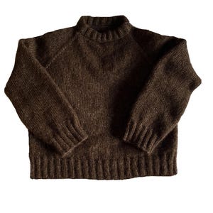 Modello per maglione raglan da indossare tutti i giorni / Pullover oversize dall'alto verso il basso (PDF digitale)