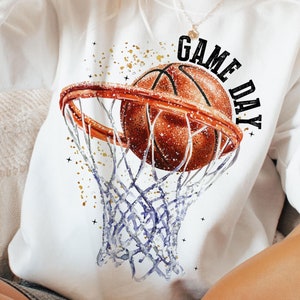 Basketbal png, basketbalwedstrijd png, basketbal mama png, sublimatie basketbalmoeder png, coquette basketball png Shirtontwerp, wedstrijddag