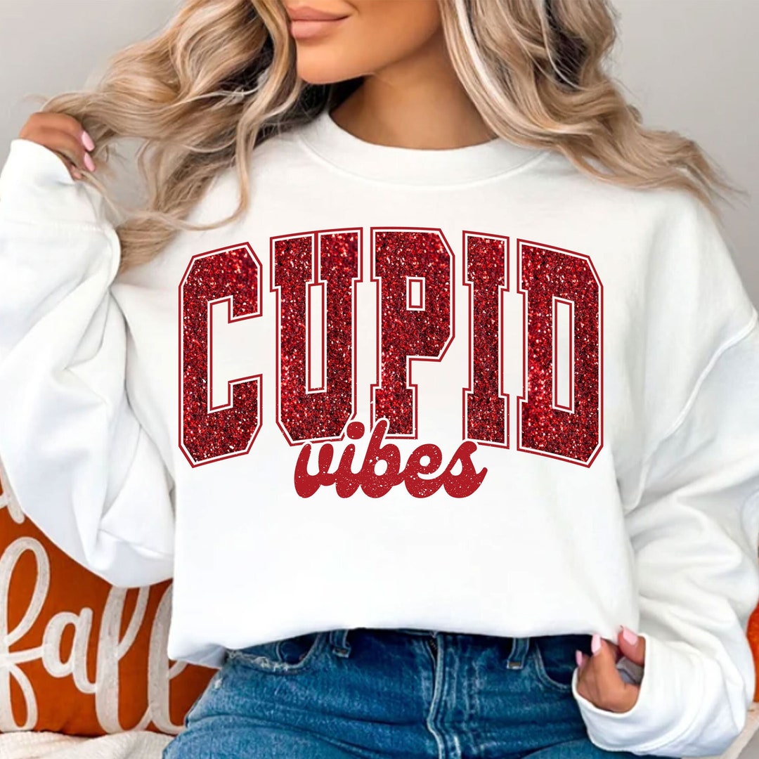 Cupid Vibes PNG Valentines Sublimation Design, Valentine’s Day PNG ...