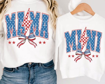 Coquette American Mama Mini PNG, Mama Png, Png del 4 luglio, Png del 4 luglio, Png USA, Png America, Giorno dell'Indipendenza, Disegni di sublimazione