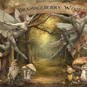 Brambleberry Woods: een verzameling digitale afbeeldingen voor collage, knutselwerk, mail art, journaling en mixed media