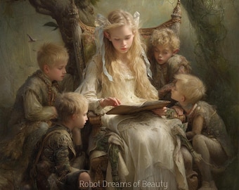 Wendy Reads to the Lost Boys
