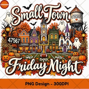 Custom Zip Code Fall Town PNG, Personalized Small Town Fall Sublimation, Custom Town Name Autumn Village Shirt Design, Digital Download