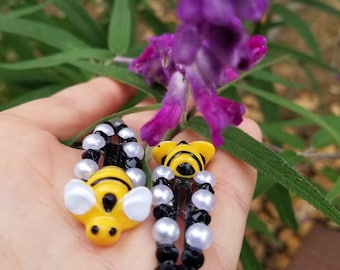 Kawaii Bumble Bee Hair Clips-Durable hair clips