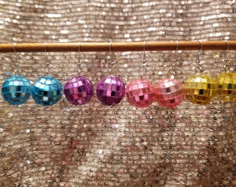 Disco Ball Earrings, New Years Earrings ,Party Earrings