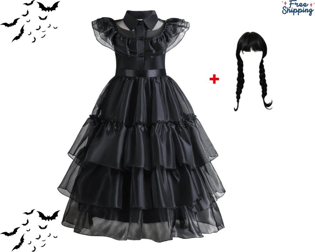Wednesday Addams Cosplay Costume Halloween Costumes for - Etsy