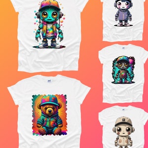 Cute Robot Teddy Bear Baseball Cap Hoodie Funny Animation Toy Cartoon Comic Book Alien Movie High Quality Birthday Gift Boy or Girl UK