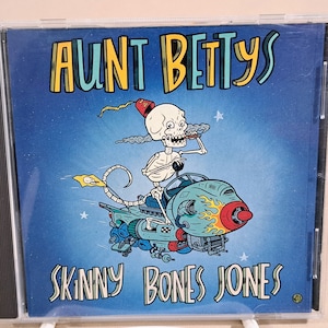 Vintage 90&#39;s Rock CD Single, &quot;Skinny Bones Jones&quot; from Aunt Bettys, 1995.