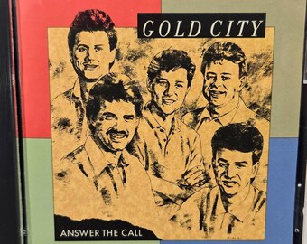 Vintage 90's Southern Gospel CD, "Answer the Call" from Gold City, Riversong/Benson, 1991.