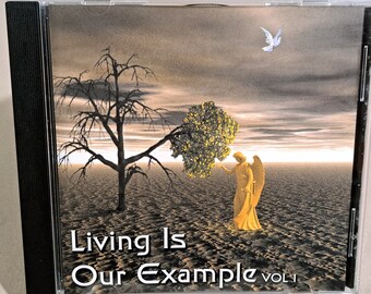 Vintage 90's Christian Metal Compilation CD, "Living Is Our Example Vol 1" featuring P.O.D., Travail, Point of Recognition, and more, 1999.