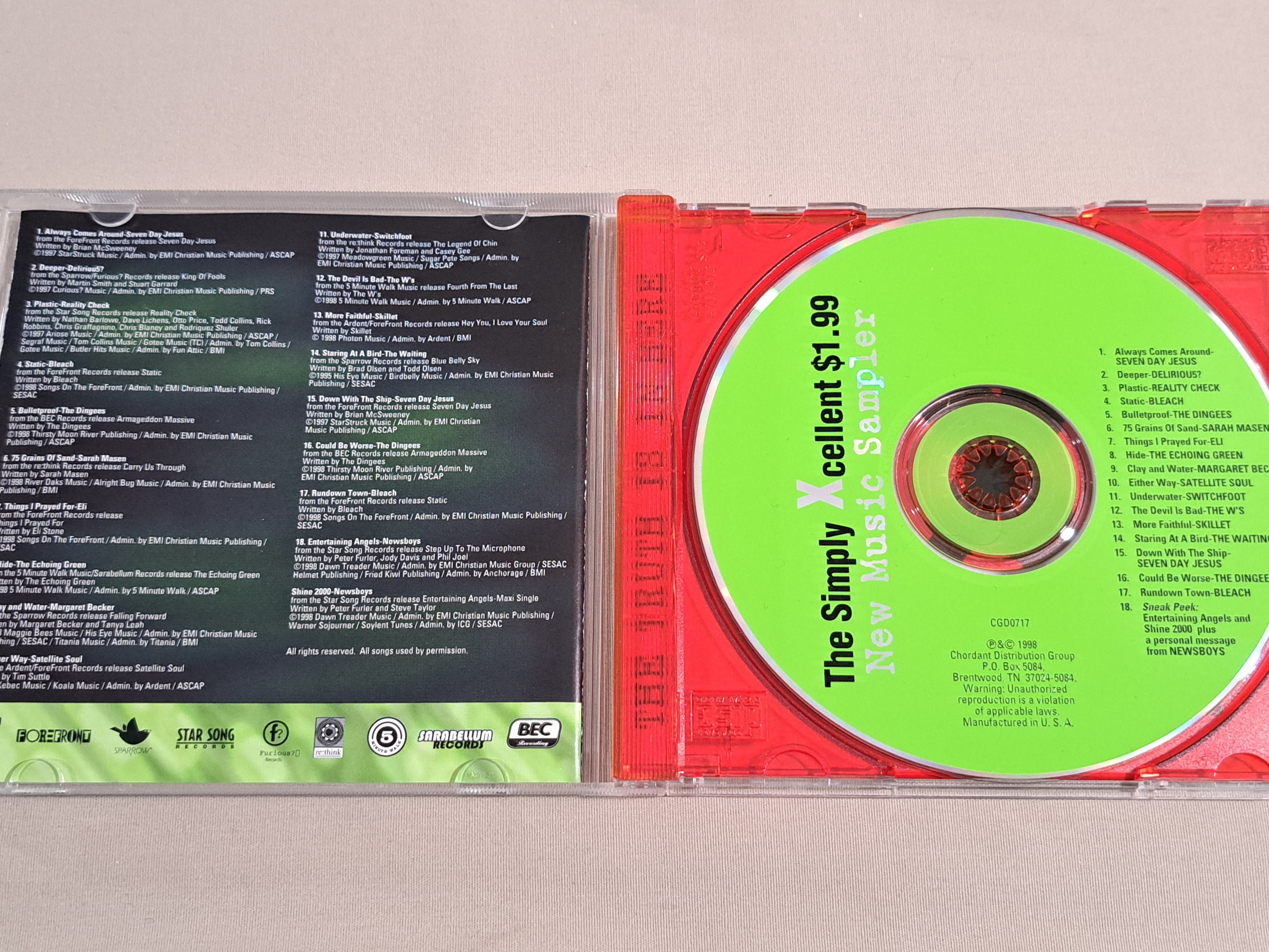 Vintage 90's Christian CD, 