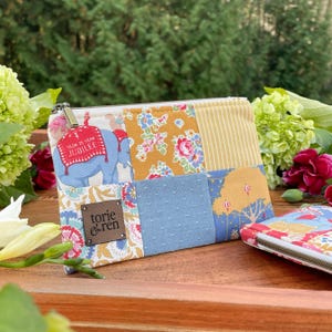 Patchwork Reißverschluss Tasche PDF Schnittmuster | Schrott Freundlich