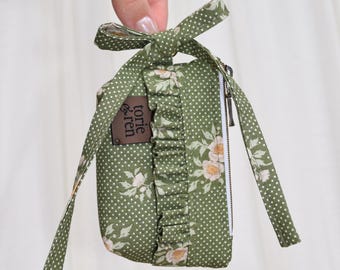 Olivia Bag Charm: Mini Ruffle & Bow Pouch PDF Sewing Pattern