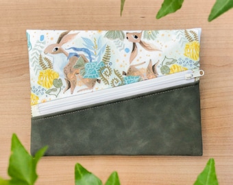 Flora Diagonal Zipper Pouch PDF Sewing Pattern