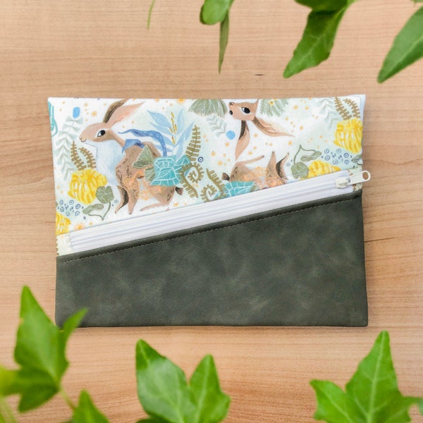 Flora Diagonal Zipper Pouch PDF Sewing Pattern