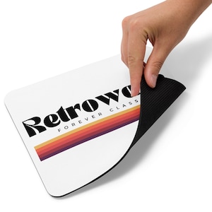 Retrowave Mouse Pad Forever Classic Gaming Office Work Synthwave Vaporwave Retro 80s Gift Idea for Him Nostalgic Computer Accessory Mac PC