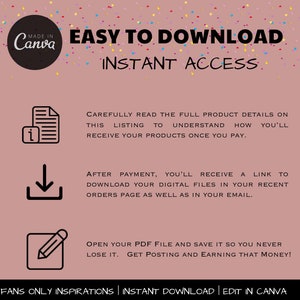 Onlyfans Birthday Templates, Birthday Games, Birthday Brand Kit for