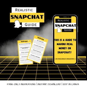 Premium Snapchat Guide - Wie man mit Snapchat Geld verdient - Premium Snapchat - Snapchat Guide - Premium Snapchat für Anfänger - Snapchat prem