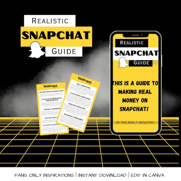 Premium Snapchat Guide - How to Make Money on Snapchat - Premium Snapchat - Snapchat Guide - Premium Snapchat for beginners - Snapchat prem