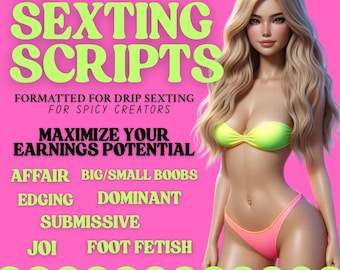 25 Drip Sexting Scripts – OnlyFans PPV Messages (Digital Download)
