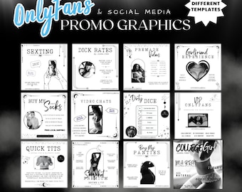 Plantillas promocionales de Celestial OnlyFans, contenido para redes sociales (descarga digital)