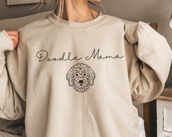 Doodle Mama Sweatshirt: Dog Lover Gift