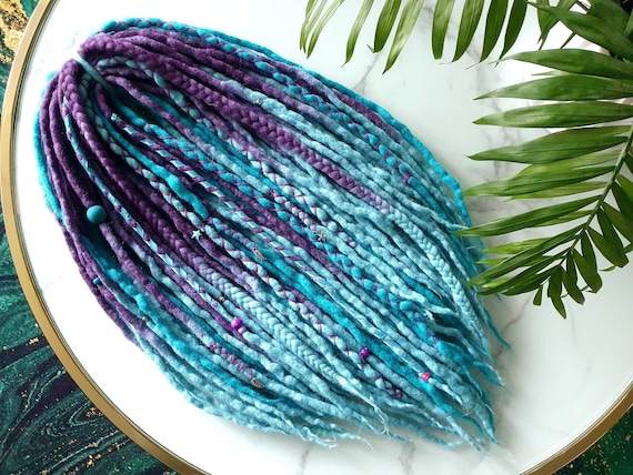 Ready to Ship ! SET No. 465 Full Set Wool Dreads Merino  display picture 2