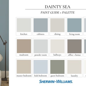 Sherwin Williams Canvas Tan Color Palette, Interior Color Scheme, Coastal  Palette, Complementary Whole House Paint Color, Sw 7531 Canvas Tan 