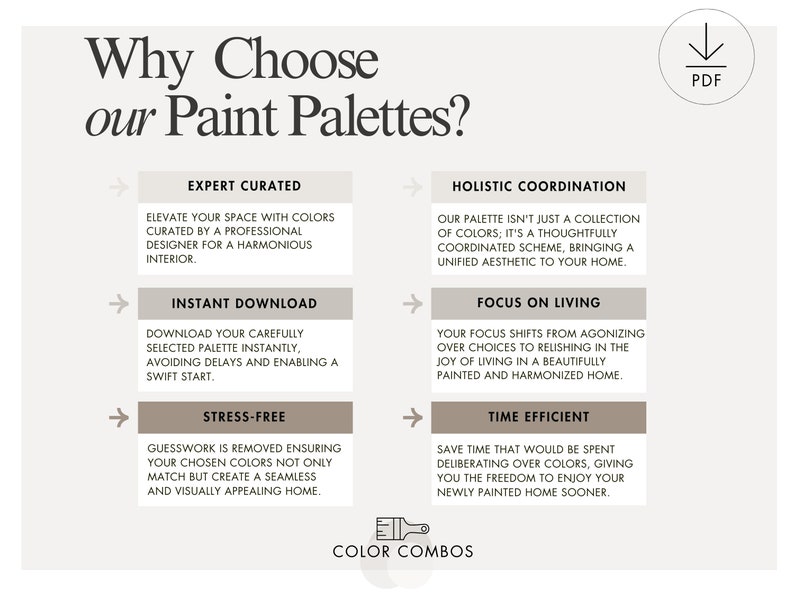Paint Palette, Sherwin Williams, Staging Real Estate, Whole House