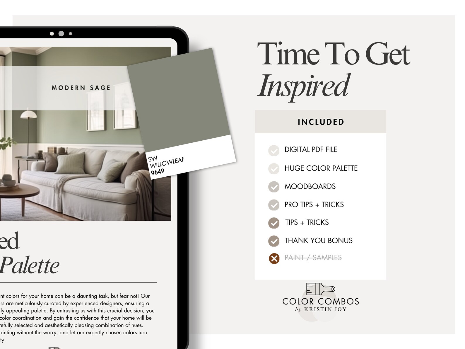 Paint Palette, Sherwin Williams, Staging Real Estate, Whole House