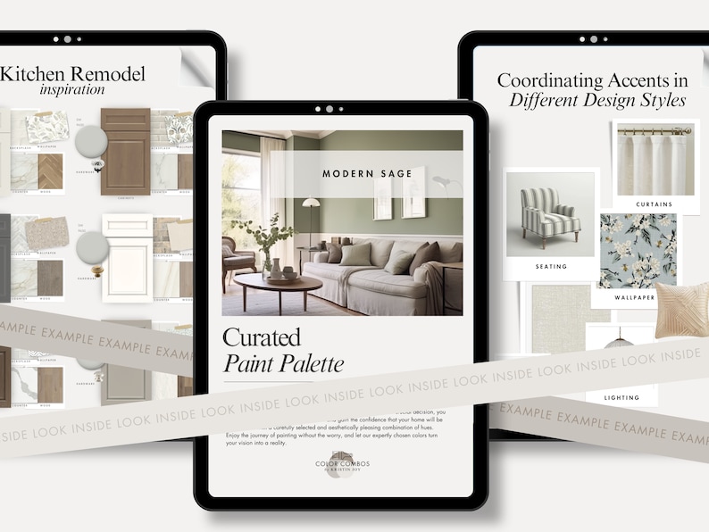 Paint Palette, Sherwin Williams, Staging Real Estate, Whole House