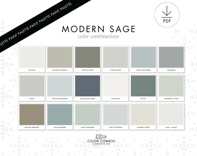 Paint Palette, Sherwin Williams, Staging Real Estate, Whole House ...