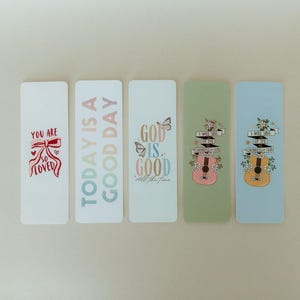 Christian Bookmark Set #6, Faith-Inspired Bookmarks, Cute Bookmark, Bible Bookmark, Jesus Bookmark, Faith Bookmarks, Faith Gifts for Friends
