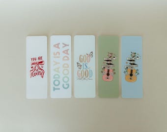 Christian Bookmark Set #6, Faith-Inspired Bookmarks, Cute Bookmark, Bible Bookmark, Jesus Bookmark, Faith Bookmarks, Faith Gifts for Friends