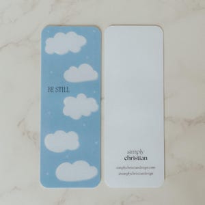 Christian Bookmark, &quot;Be Still&quot; - Faith-Inspired Laminated Bookmarks, Cute Bookmark, Bible Bookmark, Jesus Bookmark, Unique Bookmark