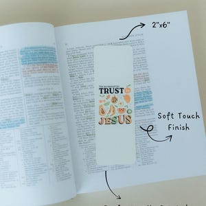 Christian Bookmark Set #1, Cute Bookmark, Bible Bookmark, Jesus Bookmark, Unique Bookmark, Religious Bookmark, Faith Bookmarks, Faith Gifts image 2