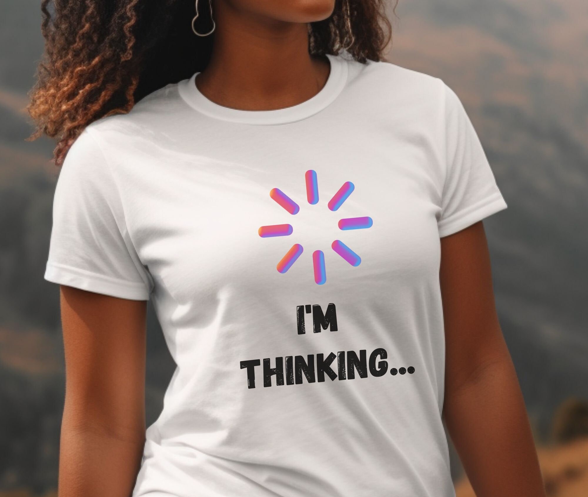 Thonkin' Funny Discord Emoji I'm Thinking Meme T-shirt -  Israel