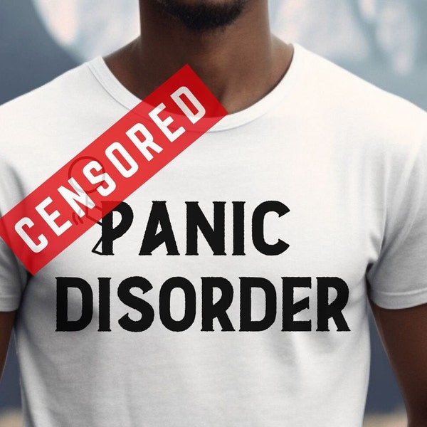 Panic Disorder  Support Shirt  Panic Disorder Anxiety Awareness Tee Panic Awareness Top Mental Illness Supporter Gift TShirt for Birthday
