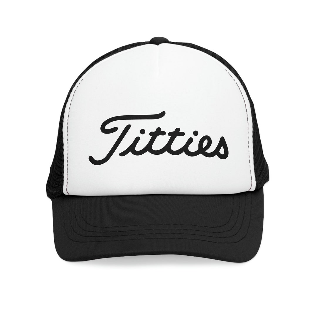 Titties Golf Hat Father's Day Golf Hat Funny Golf Dad Etsy