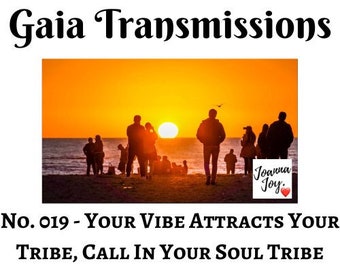 No. 019 - Your Vibe Attracts Your Tribe, Call In Your Soul Tribe