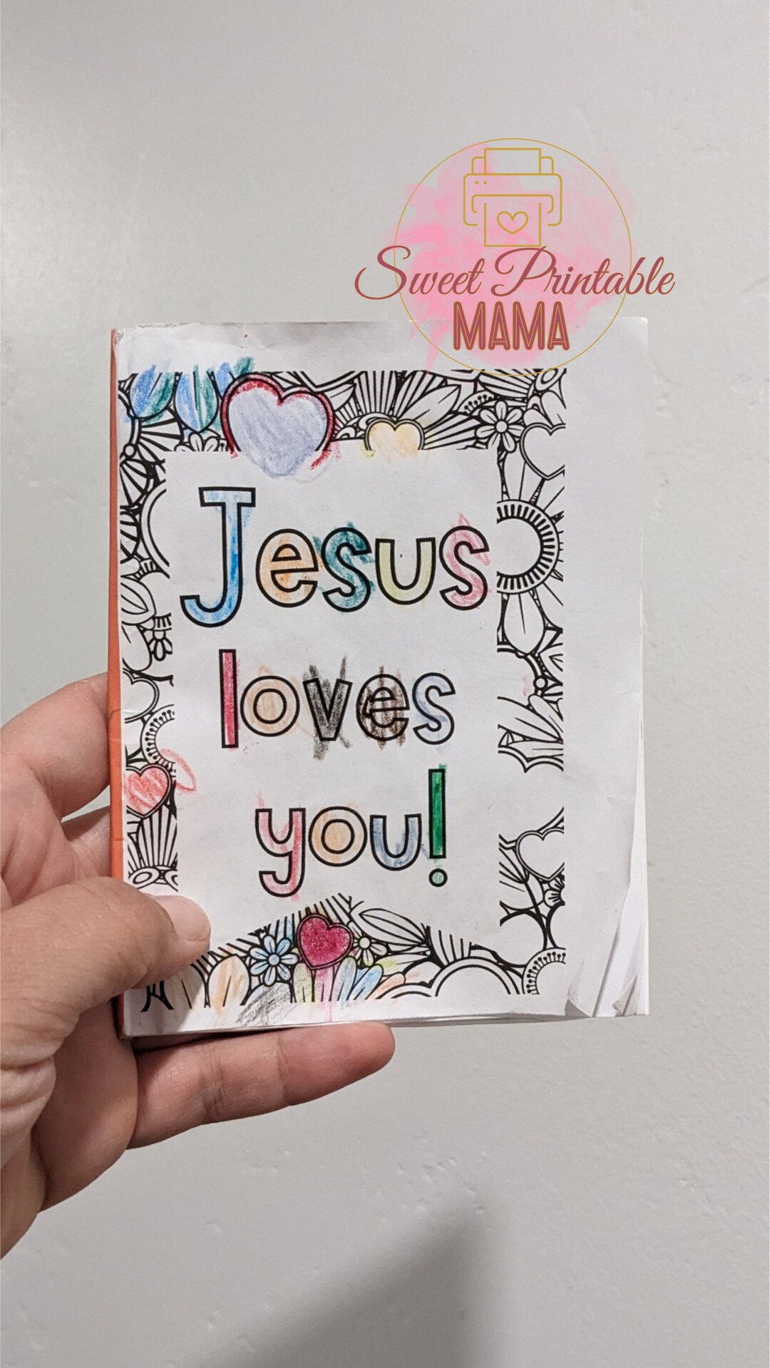 Jesus LOVES You Coloring Book Etsy