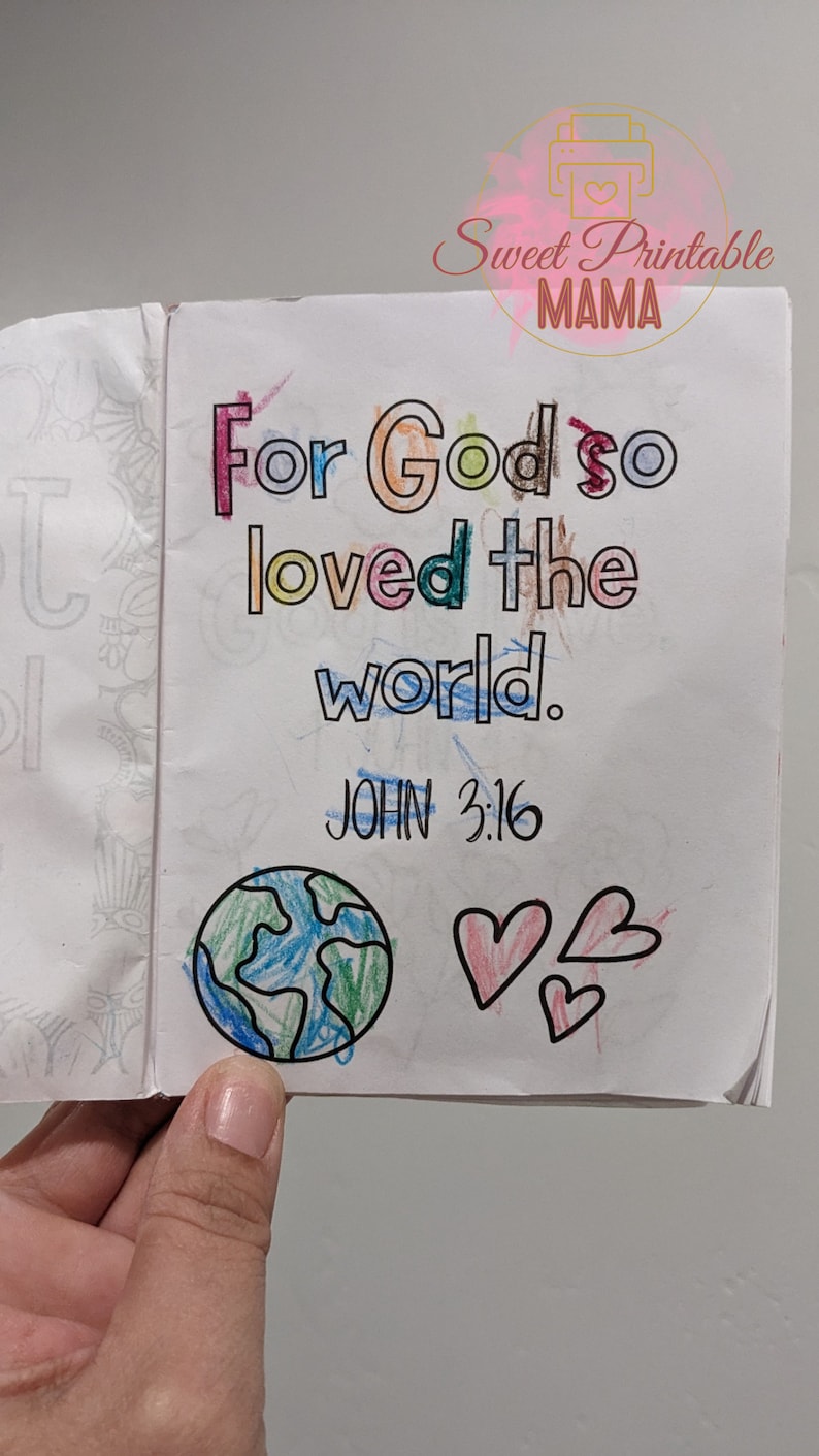 Jesus LOVES You Coloring Book Etsy