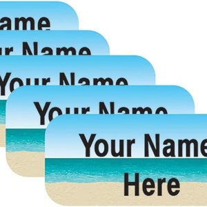 Personalized Waterproof Name Labels: Stick-On Clothing Tags